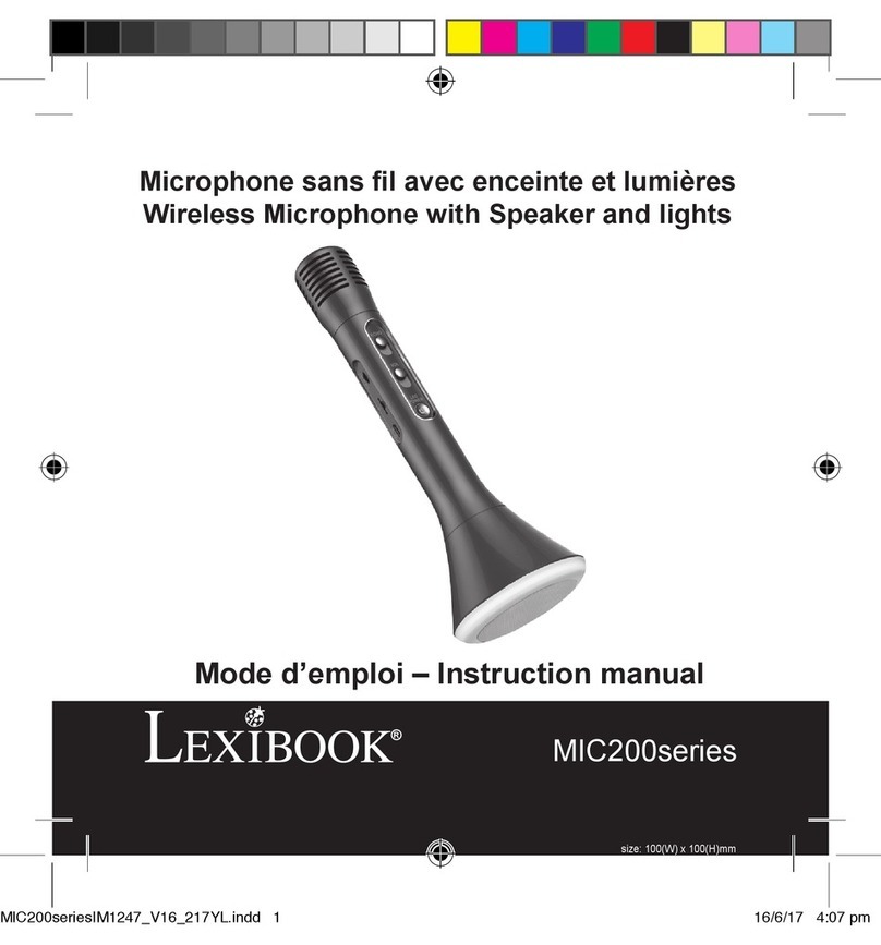LEXIBOOK MIC200 Series User manual