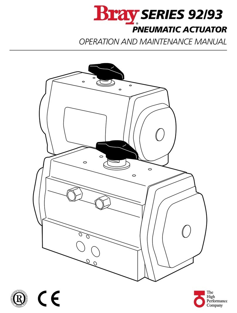 Bray 92 Series User manual