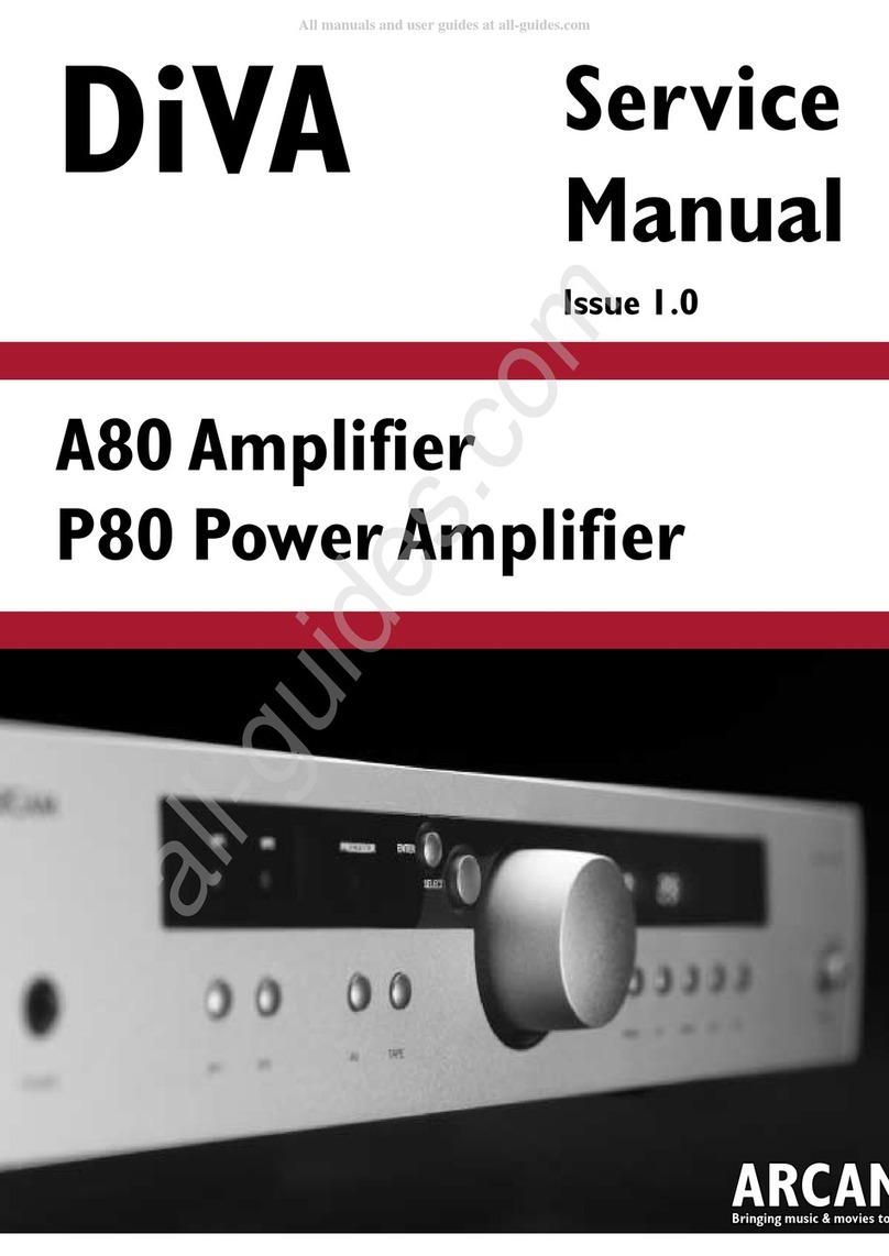 Diva A80 Service manual