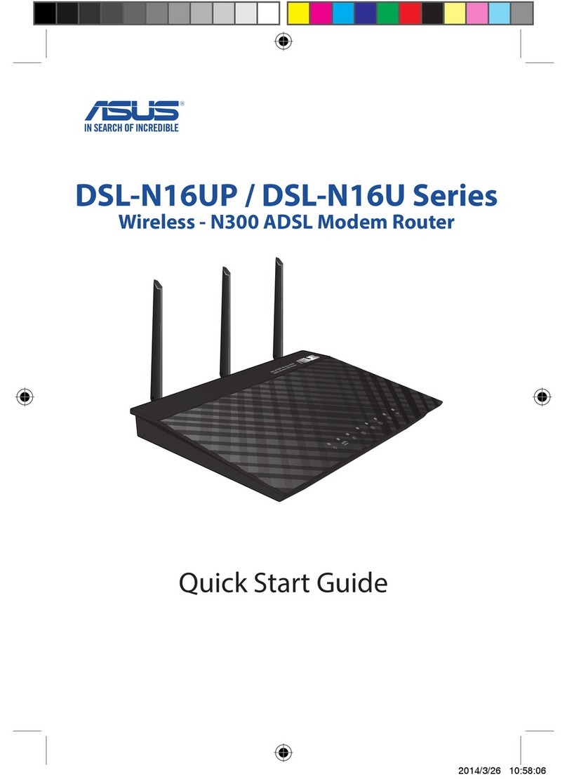 Asus DSL-N16UP Series User manual Asus DSL-N16UP Series User manual