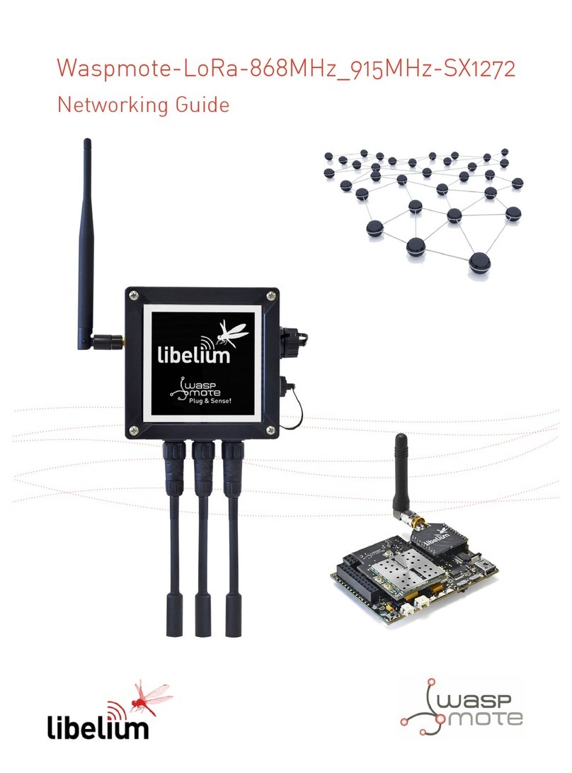 Libelium Waspmote LoRa User manual