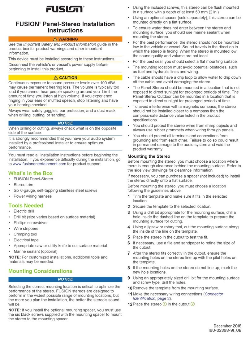 Fusion PS-A302B User manual