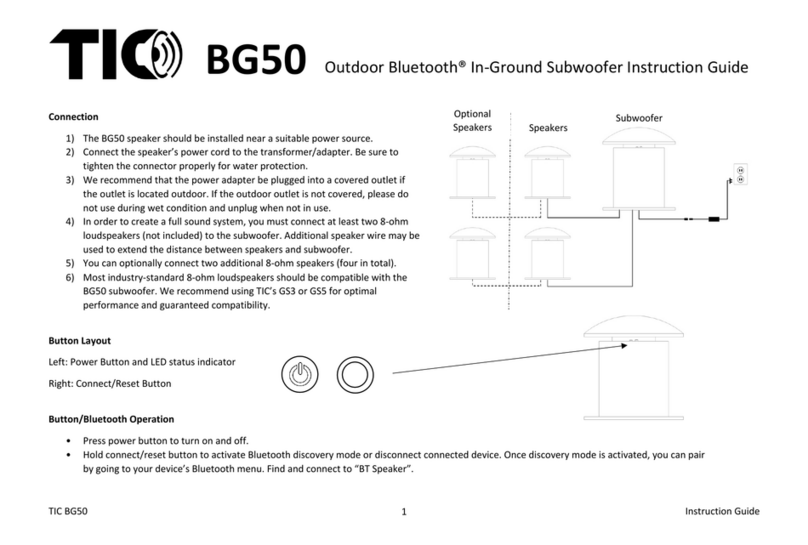 TIC BG50 Instruction guide