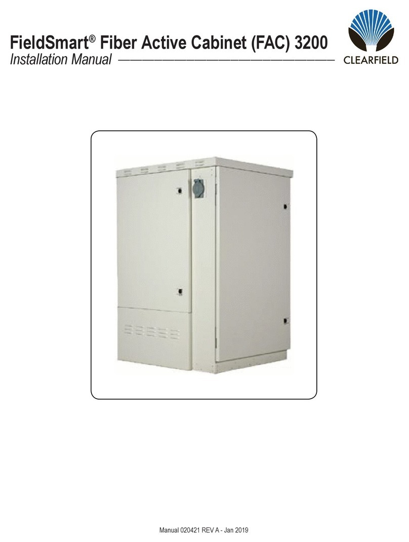 Clearfield FieldSmart FAC 3200 User manual