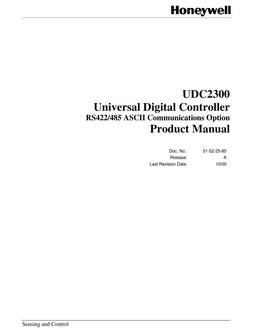 Honeywell UDC 2300 User manual