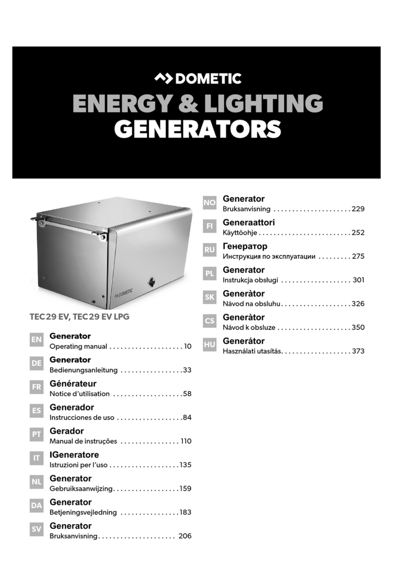 Dometic TEC29 EV AUS operating manual