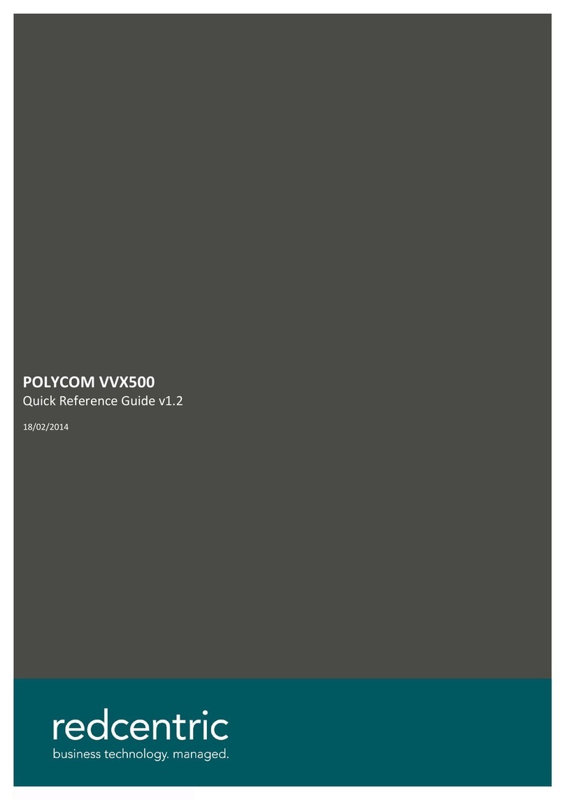 Polycom Integra VVX 500 User manual