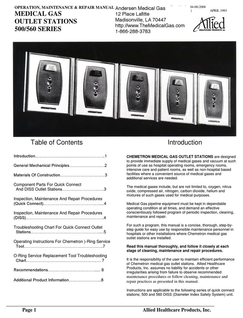 Chemetron 560 Series Operation and maintenance manual
