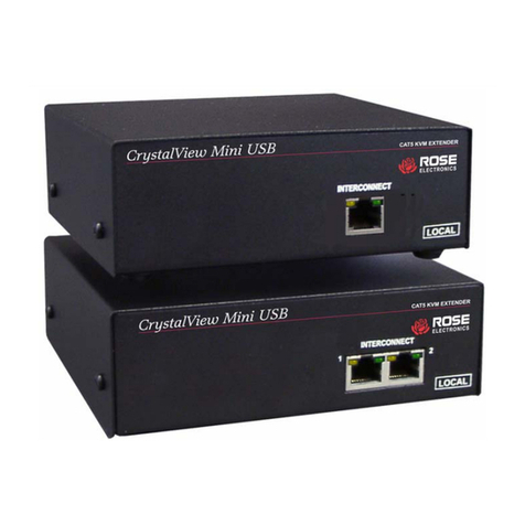 Rose electronics CrystalView Mini Installation and operation manual