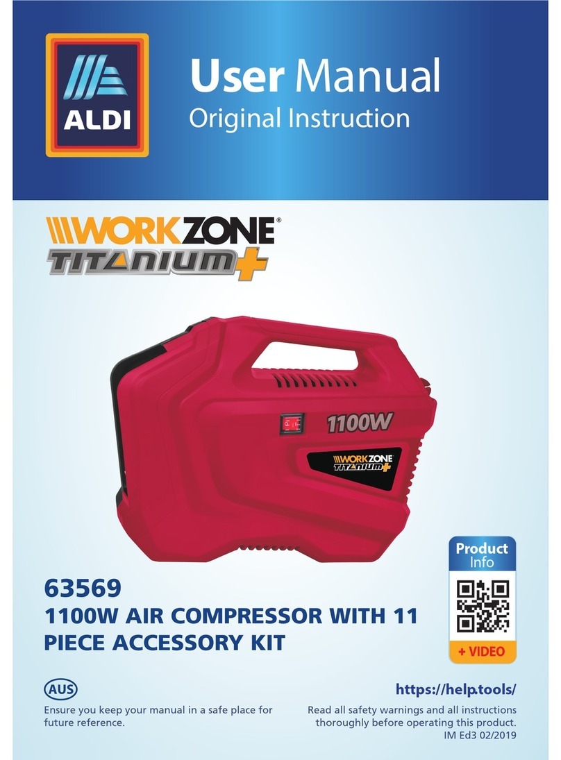 WORKZONE TITANIUM PAP110 user manual