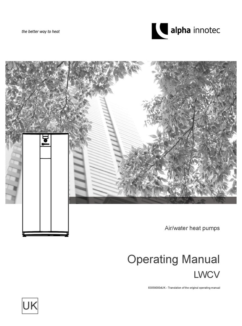 alphainnoTec LWCV 82R3 User manual