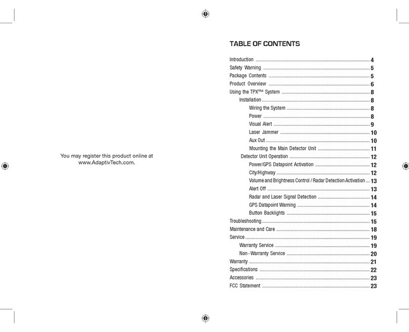 Adaptiv TPX PRO user manual