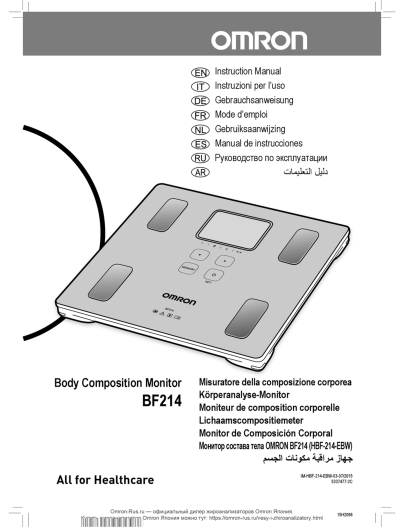 Omron BF214 User manual
