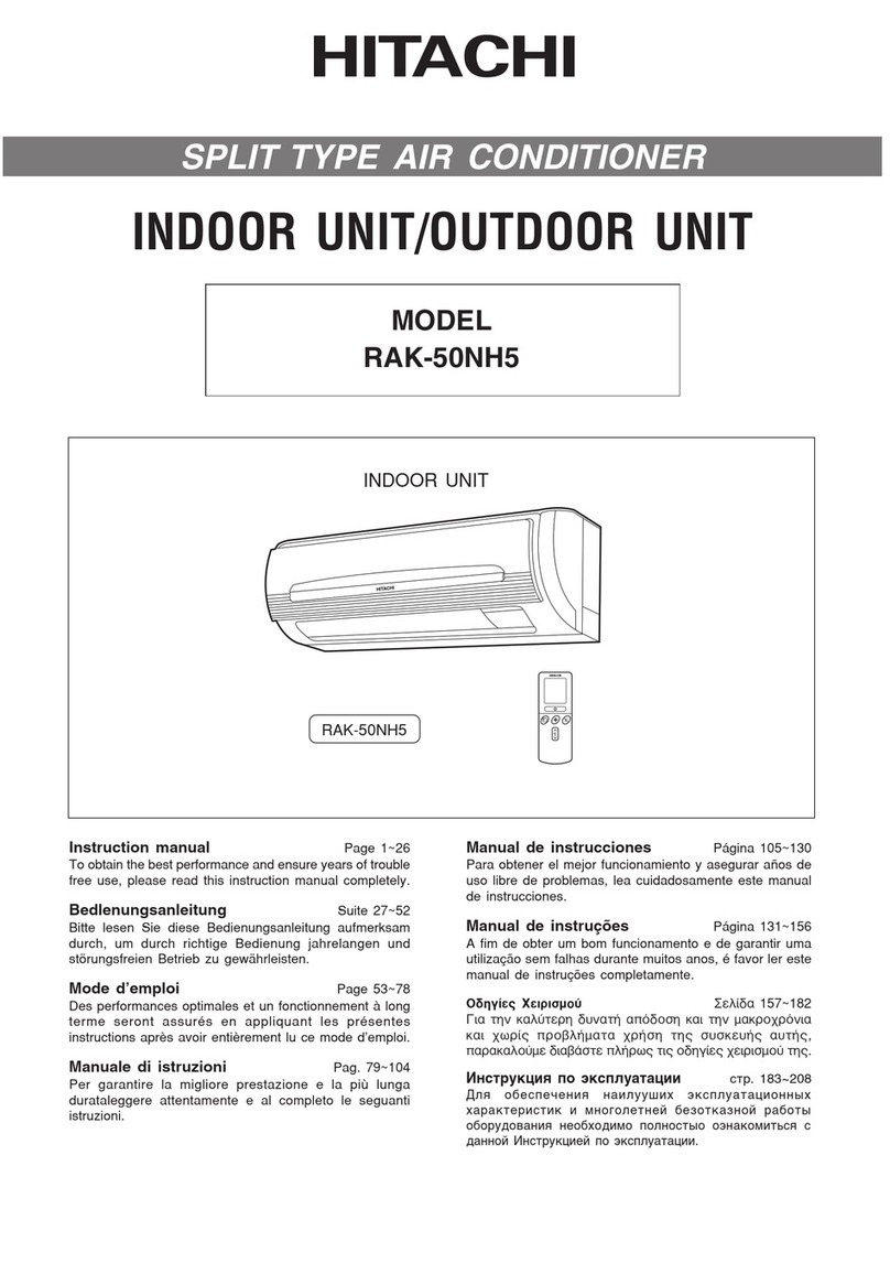 Hitachi RAK-50NH5 instruction manual
