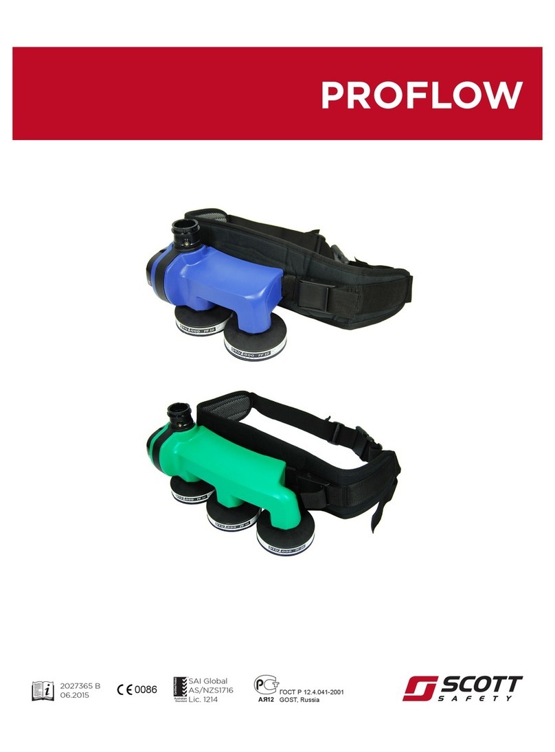 Scott Safety Proflow Series user manual