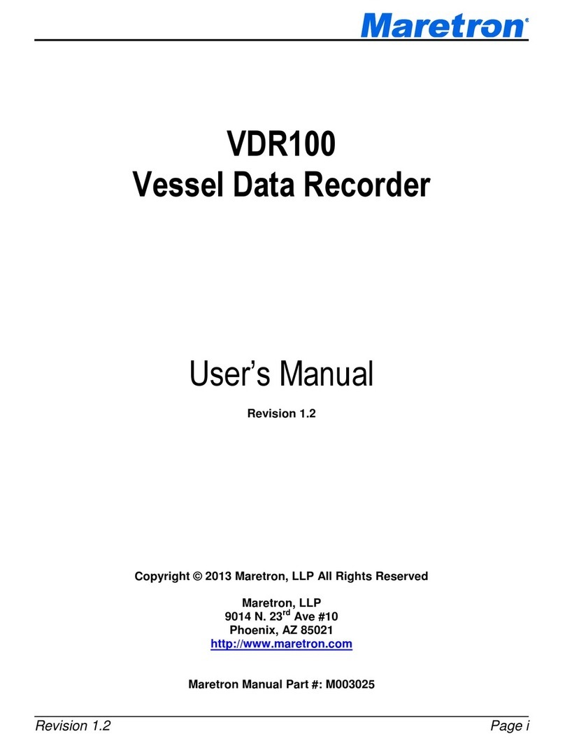 Maretron VDR100 User manual