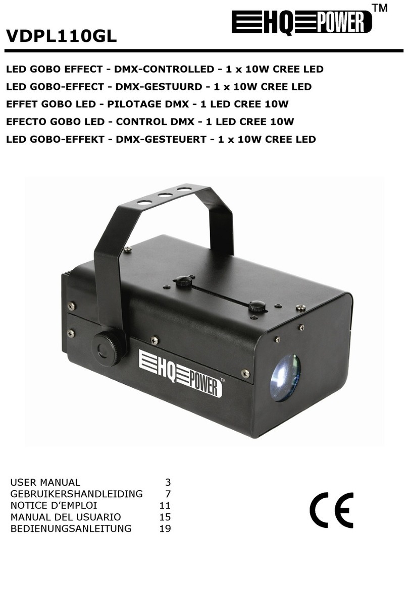 Velleman VDPL110GL User manual