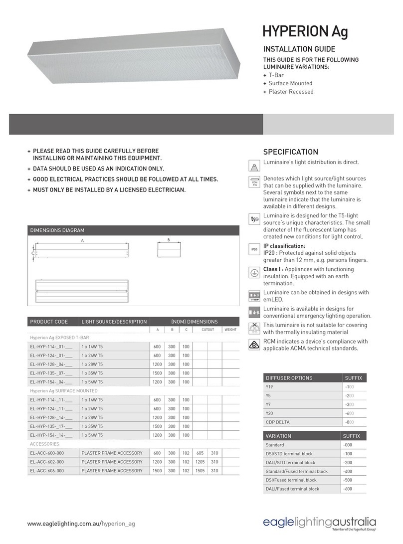 eaglelighting EL-HYP-124 installation guide
