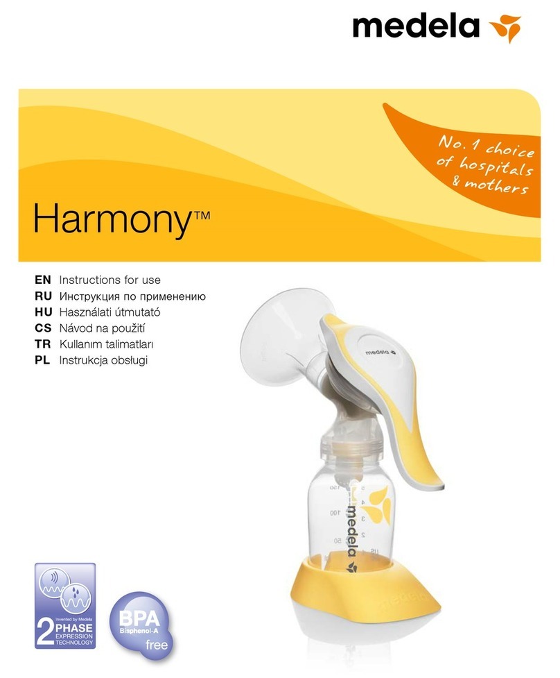Medela Harmony Instructions for use