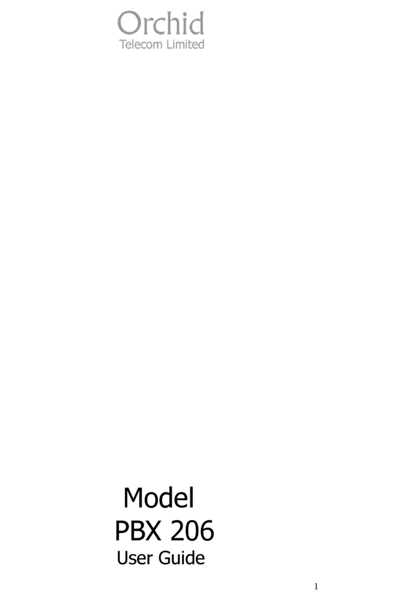 Orchid PBX 206 user guide