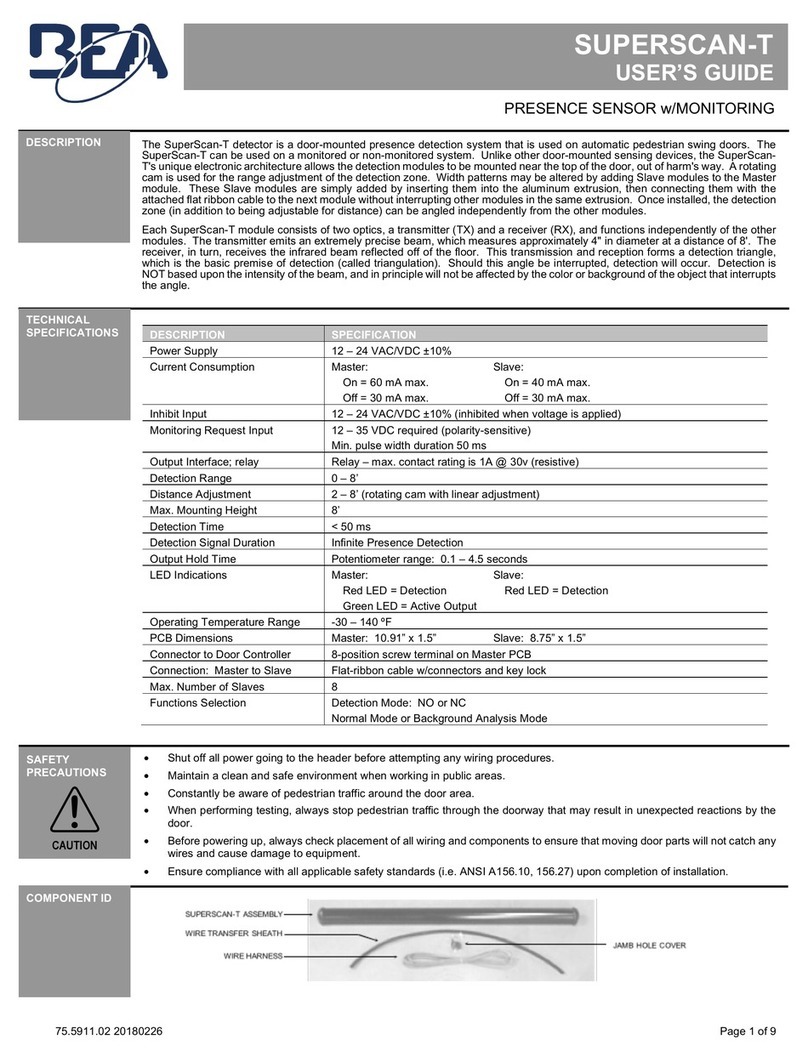 BEA SUPERSCAN-T user guide