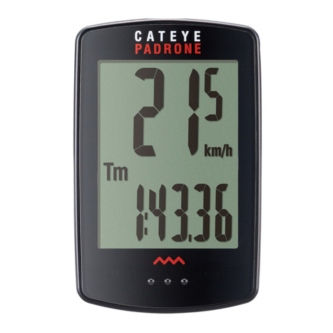 Cateye PADRONE DIGITAL Operating instructions