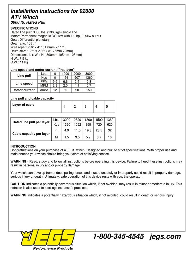 Jegs 92600 installation instructions