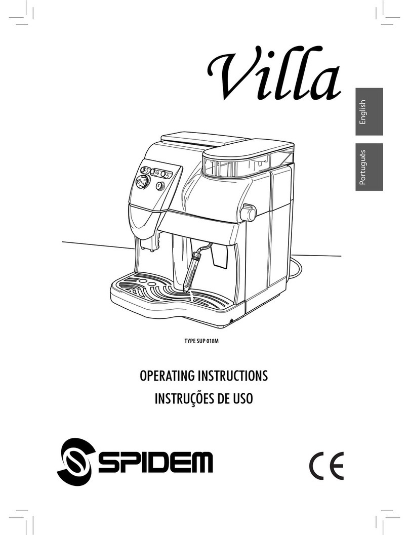 Spidem Villa SUP 018M operating instructions