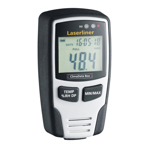 LaserLiner ClimaData Box User manual