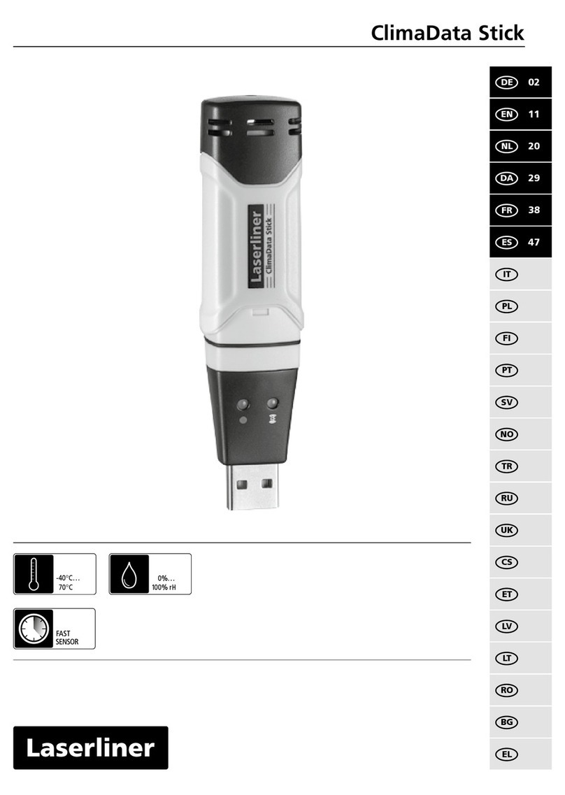 LaserLiner ClimaData Stick User manual