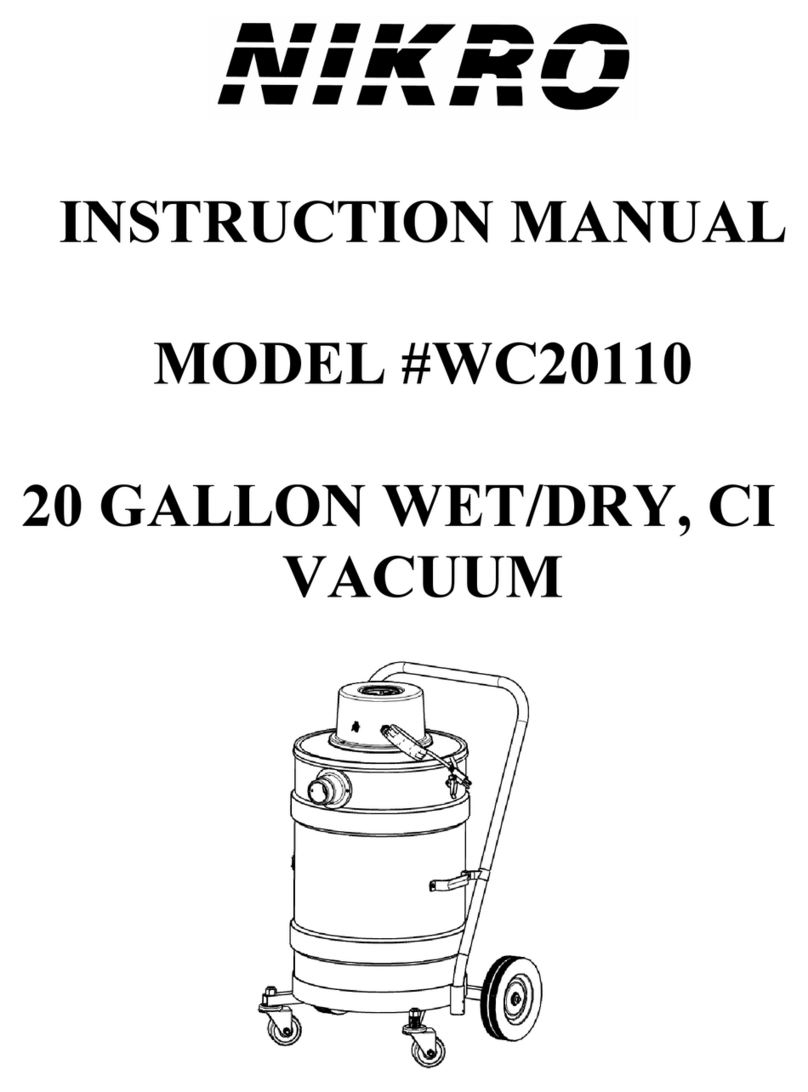 Nikro WC20110 instruction manual