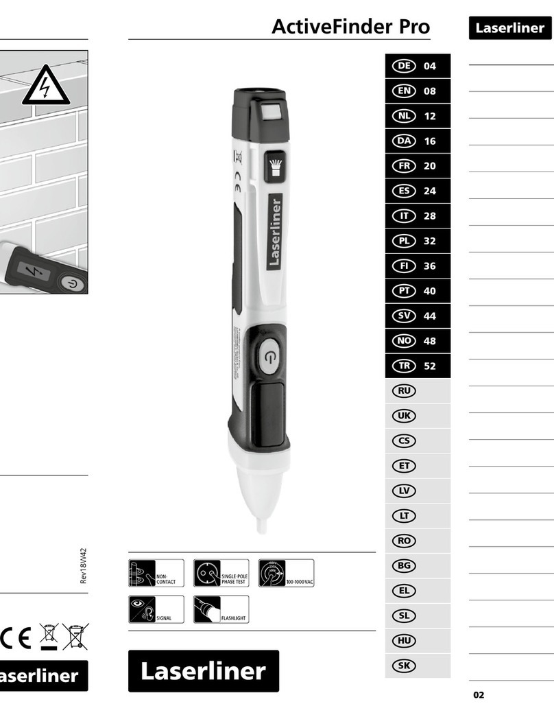 LaserLiner ActiveFinder Pro User manual