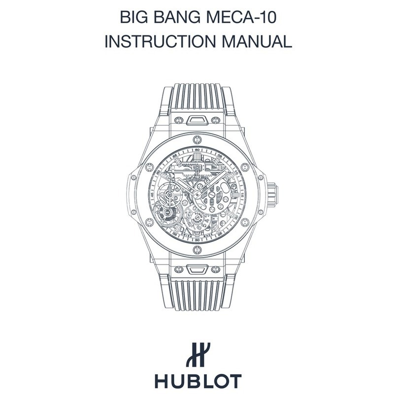 Hublot BIG BANG MECA-10 instruction manual Hublot BIG BANG MECA-10 instruction manual