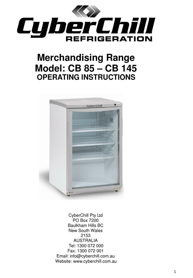 CyberChill CB 85 operating instructions
