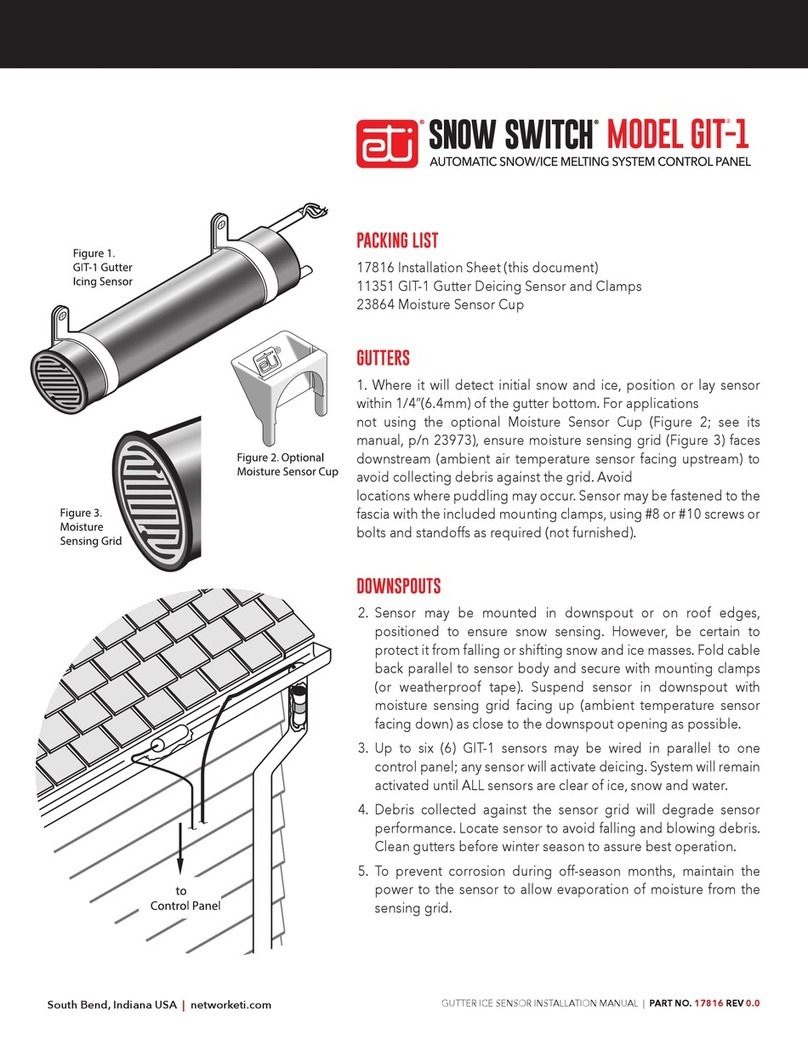 ETI SNOW SWITCH GIT-1 installation manual