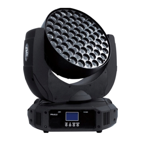PR Lighting PR-8121 User manual