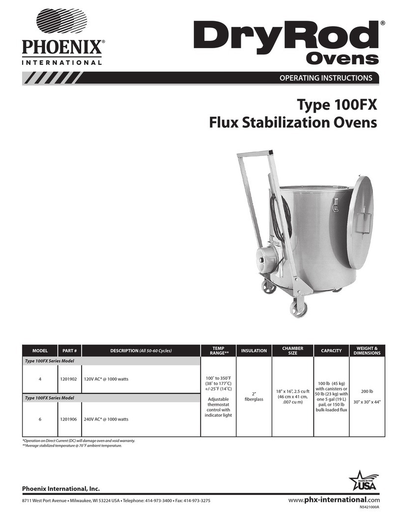 Phoenix International 100FX Series operating instructions