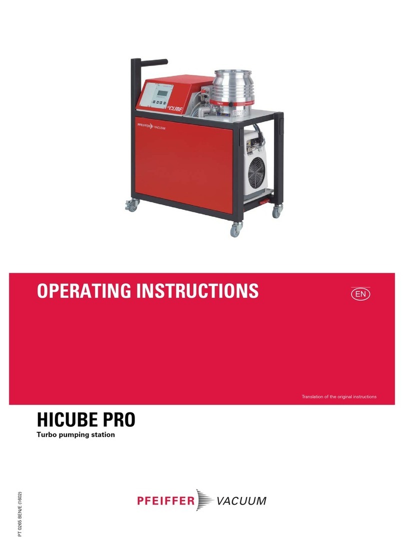 Pfeiffer Vacuum HICUBE PRO operating instructions Pfeiffer Vacuum HICUBE PRO operating instructions