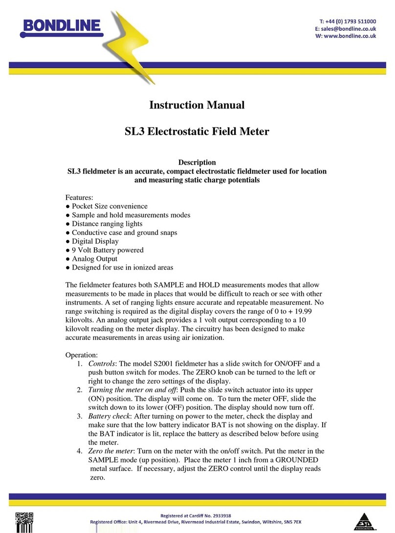 Bondline SL3 instruction manual Bondline SL3 instruction manual