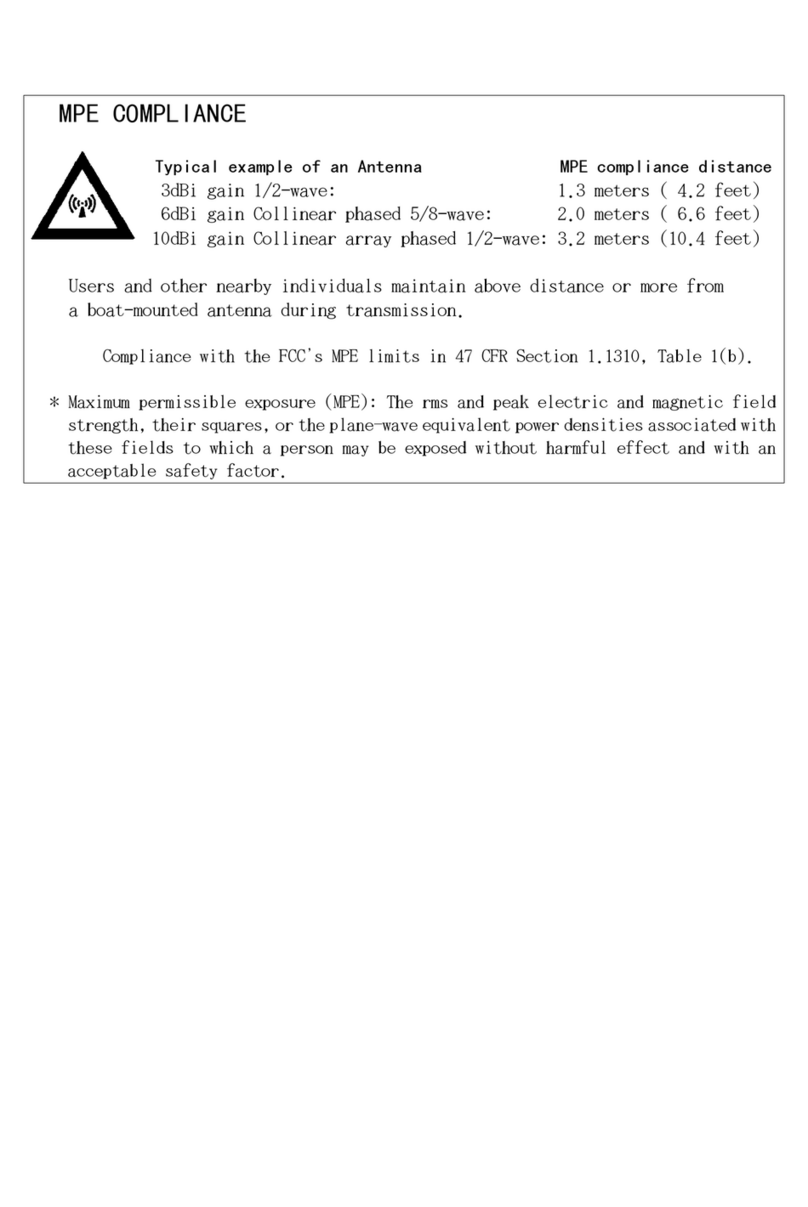 JRC VHF 200 User manual