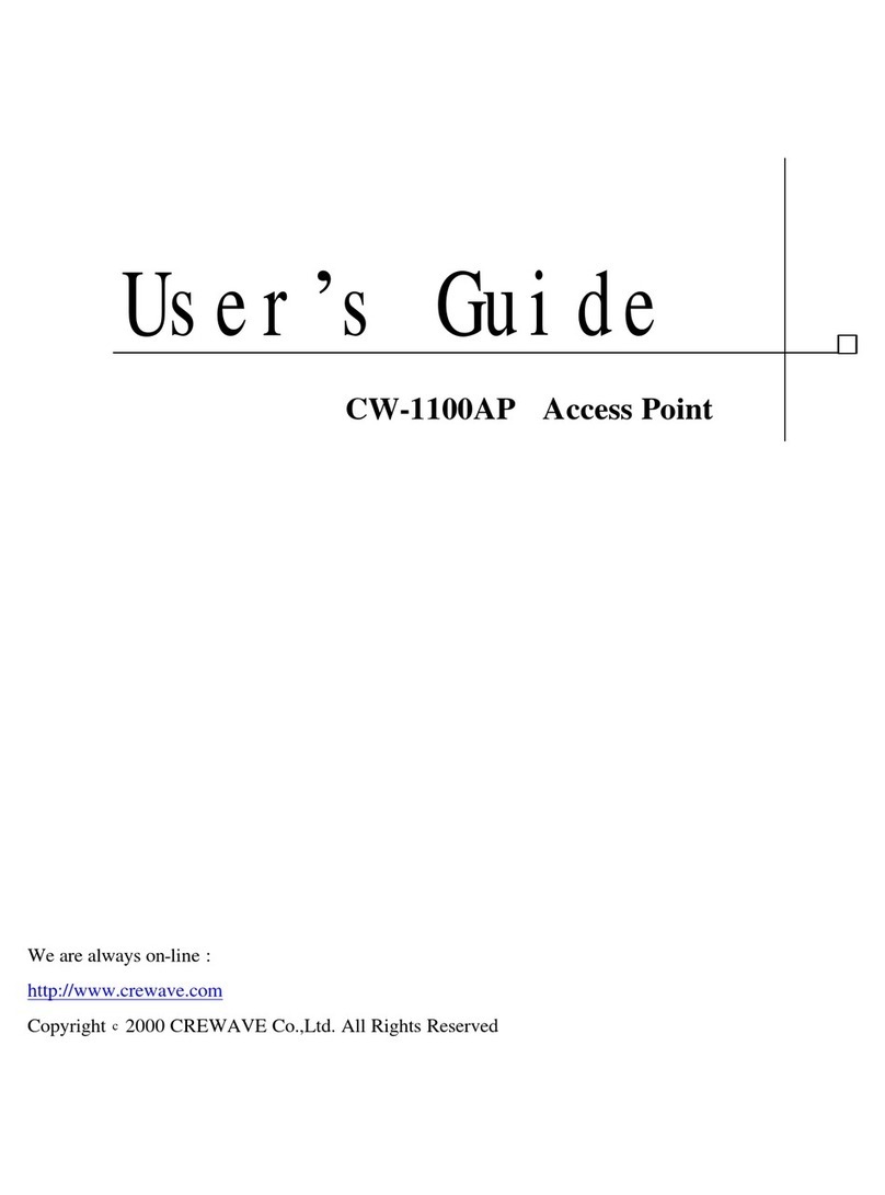 CREWAVE CW-1100AP user guide