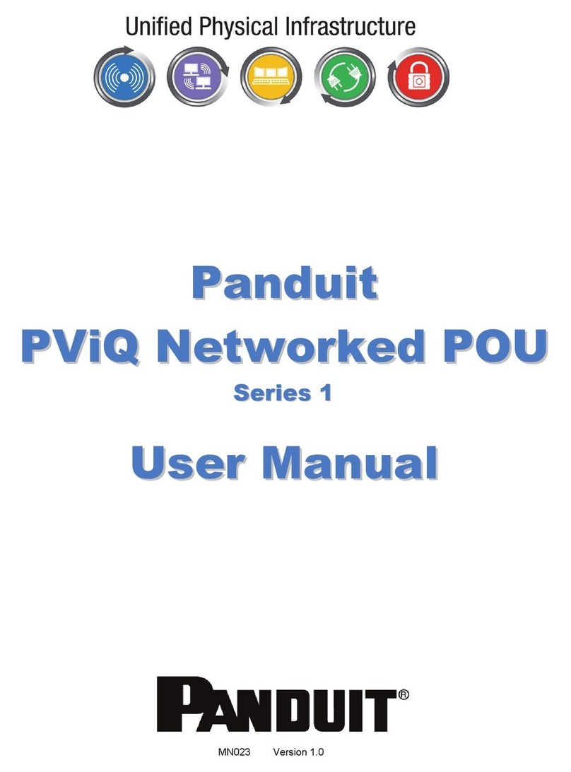 Panduit PViQ PU 1 user manual