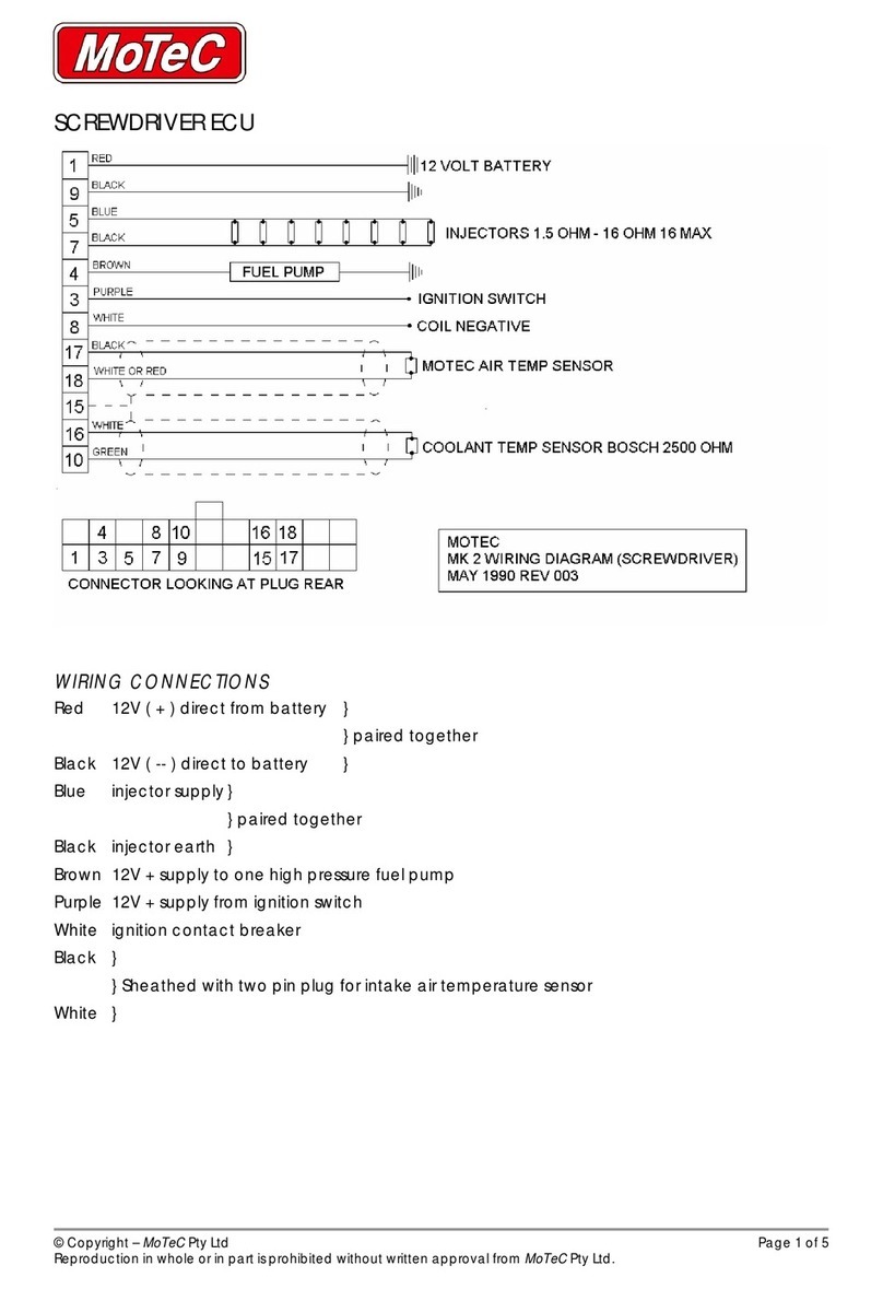 Motec ScrewDriver ECU User manual