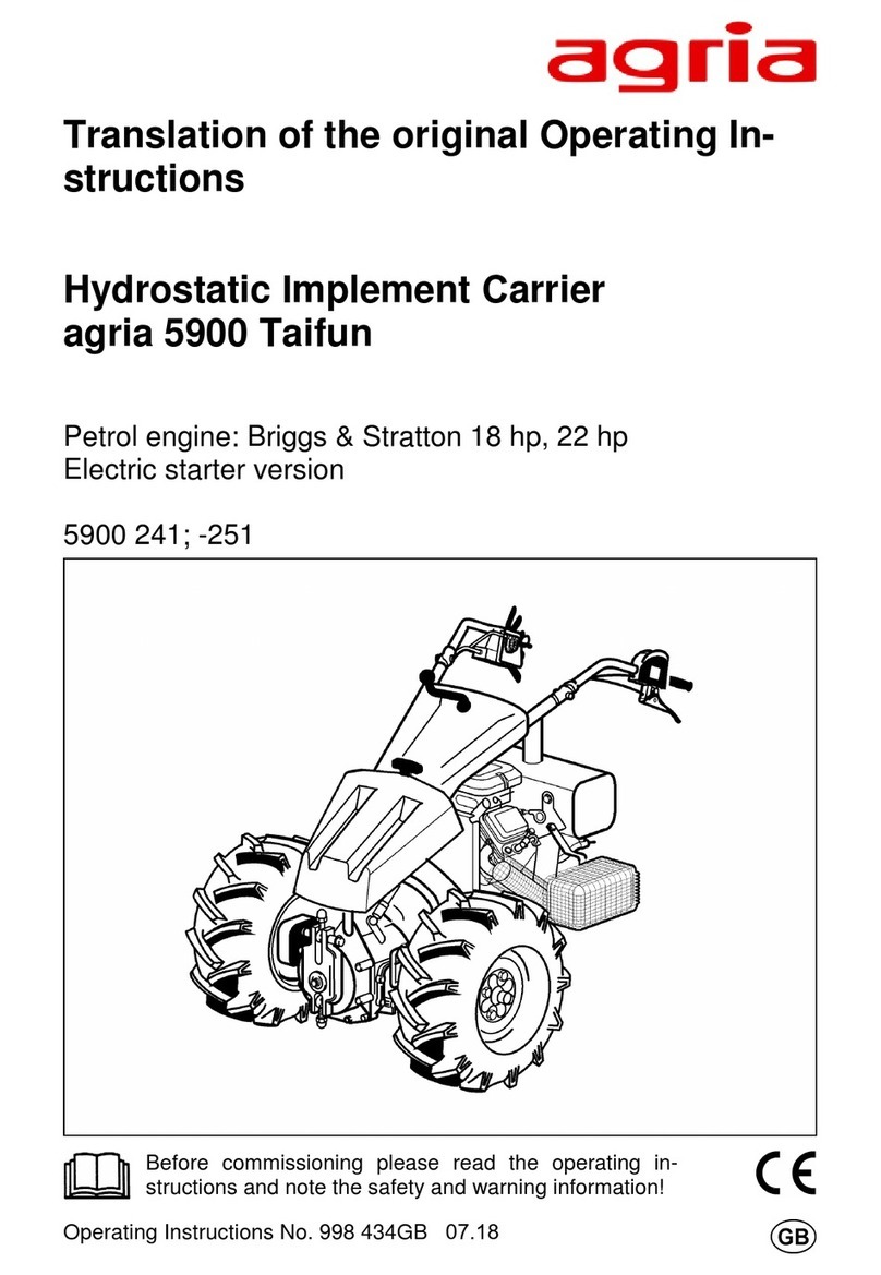 Agria Taifun 5900 Series Translation of the original operating instructions