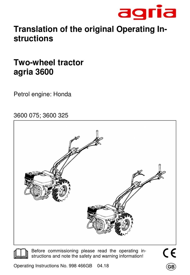 Agria 3600 Series Translation of the original operating instructions