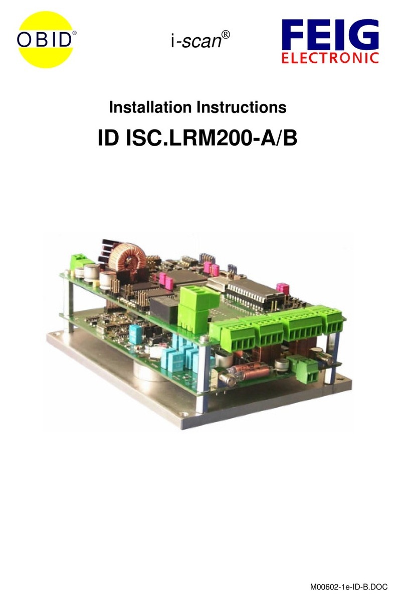Feig Electronic ID ISC.LRM200-A/B installation instructions