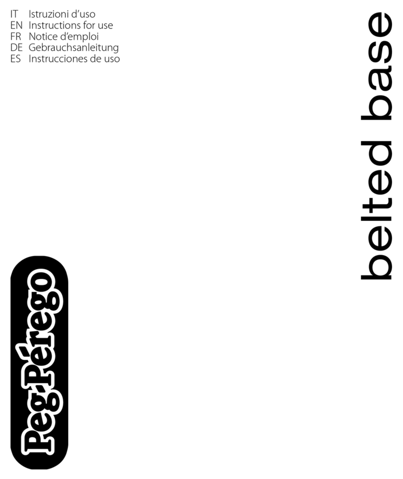 Peg-Perego Belted Base User manual