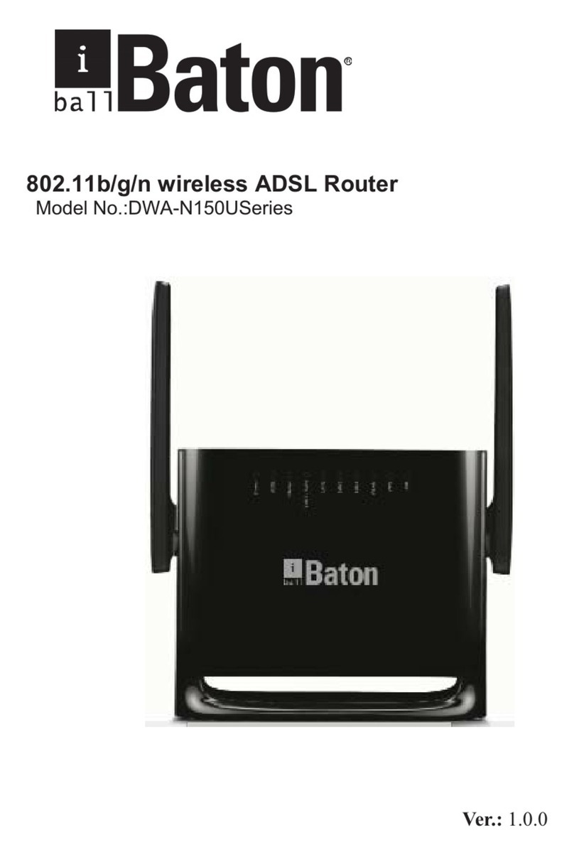 iBall Baton DWA-N150U Series User manual iBall Baton DWA-N150U Series User manual
