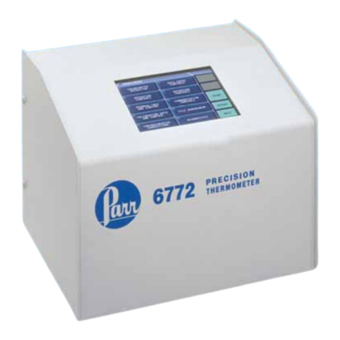 Parr Instrument 6772 Instruction Manual
