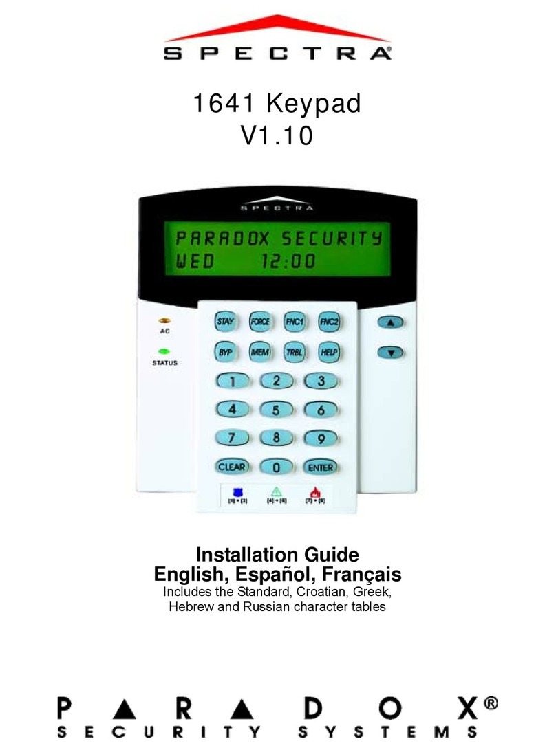 Spectra 1641 installation guide